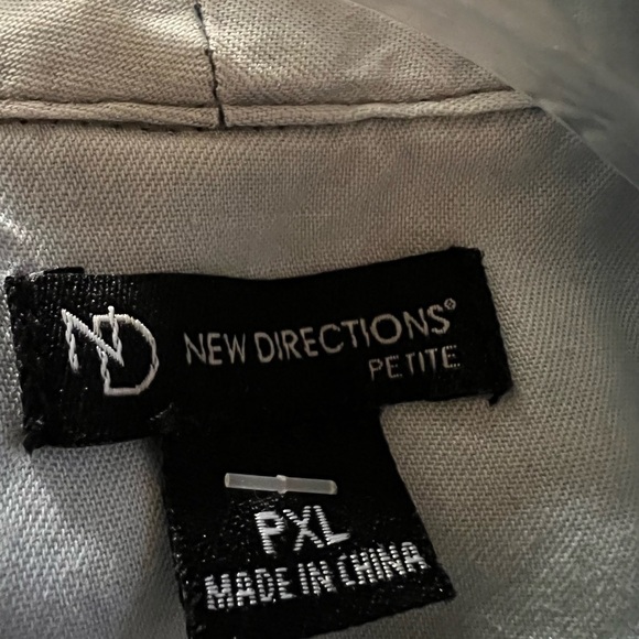 New Directions Denim Cardigan Petite - Picture 3 of 3